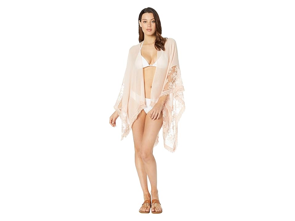 

Collection XIIX Lace Border Cover-Up (Ballet Pink) Women's Swimwear