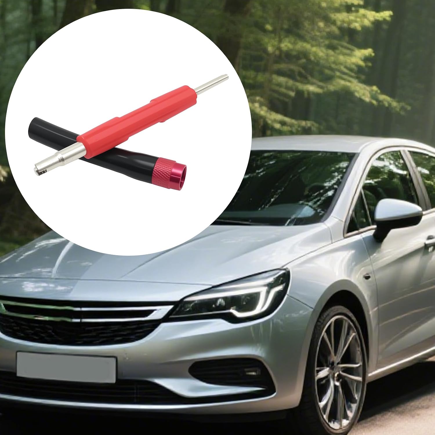 EVAP Service Port Adapter Kit, Compatible with Smoke Machine Leak Tester & Automotive EVAP System Diagnostics