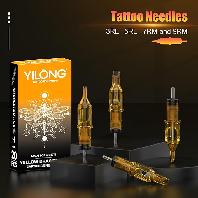 Kit Máquina Tatuar Pen Inalámbrica YILONG con Fuente Poder y miniatura 5