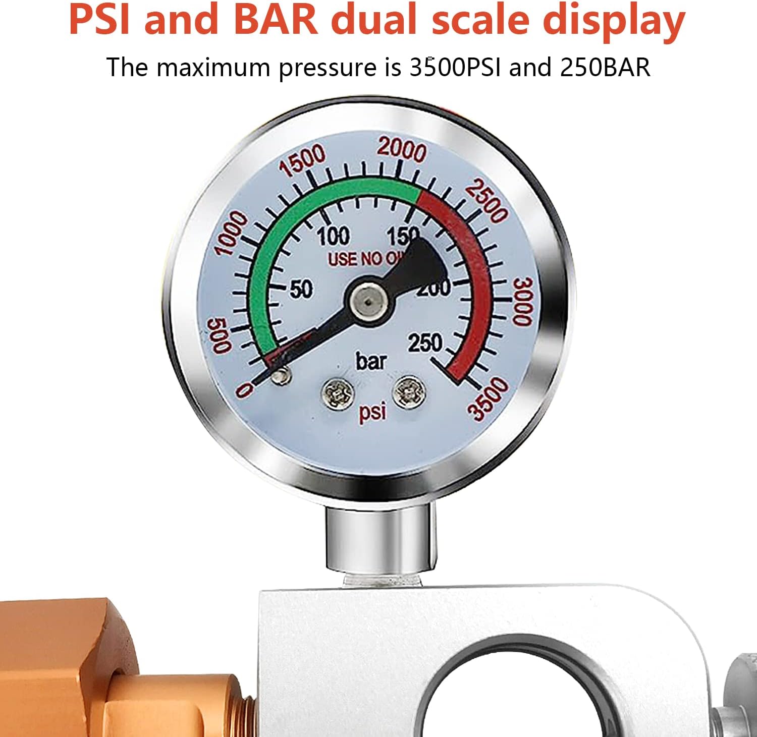 CO2 Refill Adapter for Soda, Filling Adapter with Pressure Gauge and Pressure Relief Valve, Stream Refill for Soda DUO/Terra/Art Maker CO2 Cylinder (1)
