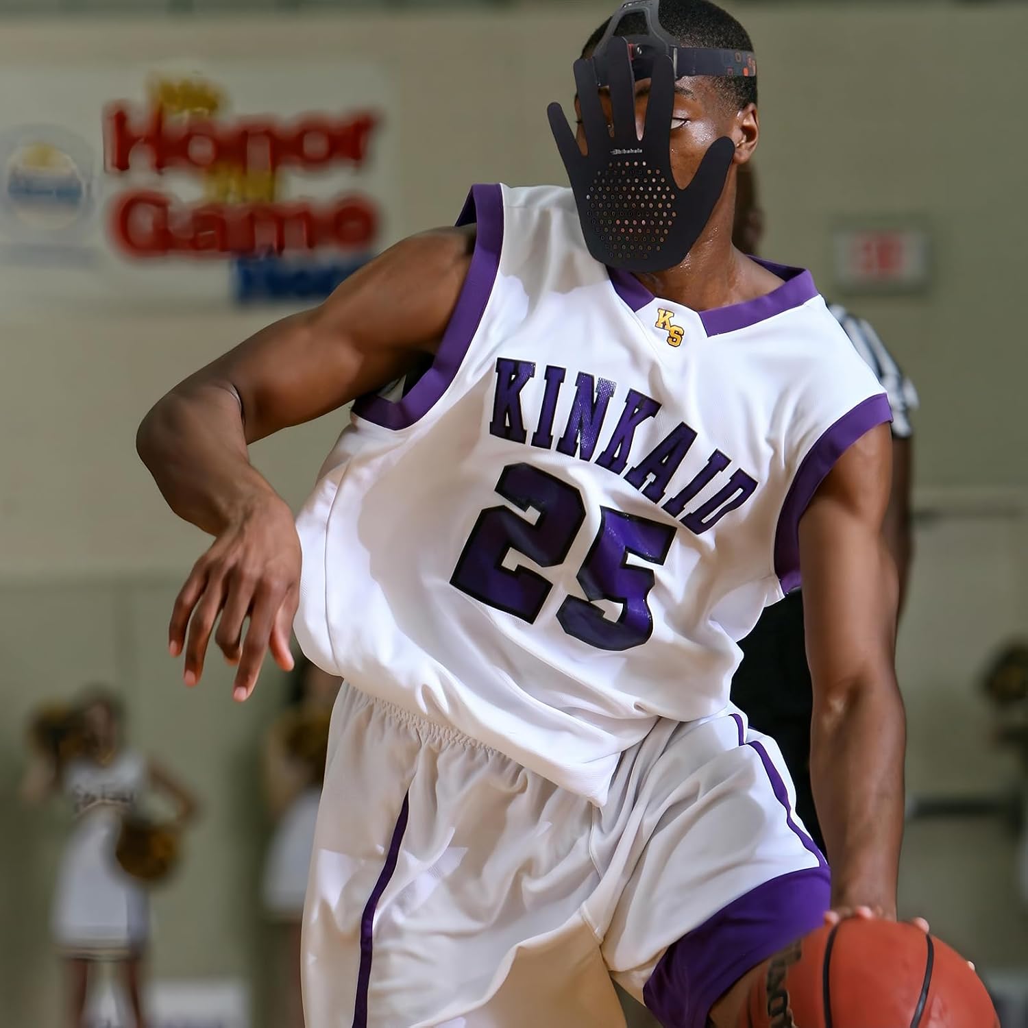Headgear Blocking Guards Basketball Defensive Mask 2nd Generation 3D Eye-Blocking Shooting Dribble Mask Guard Shooter Jump Shot Basketball Associates Training Equipment
