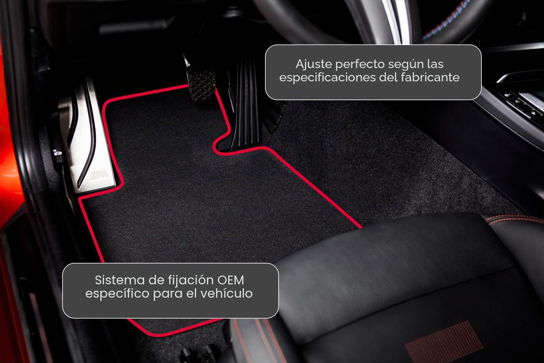 tuning-art D105 Suecia Design Alfombrillas para Volvo XC90 2. Generación 2015-