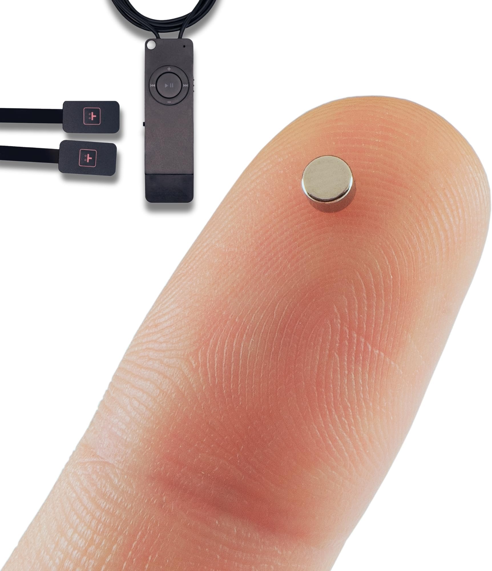 PingaOculto Spy Earpiece Wireless Earphones Invisible Hidden Mini Headset Exam MP3 for Recordings with Footswitches - Secret Earphone Micro Listening Device Hearing Ear Cheating (Spy Earpiece Nano V2)