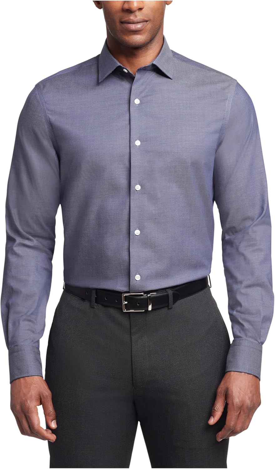 Tommy Hilfiger Mens Regular Fit Button Down Dress Shirt