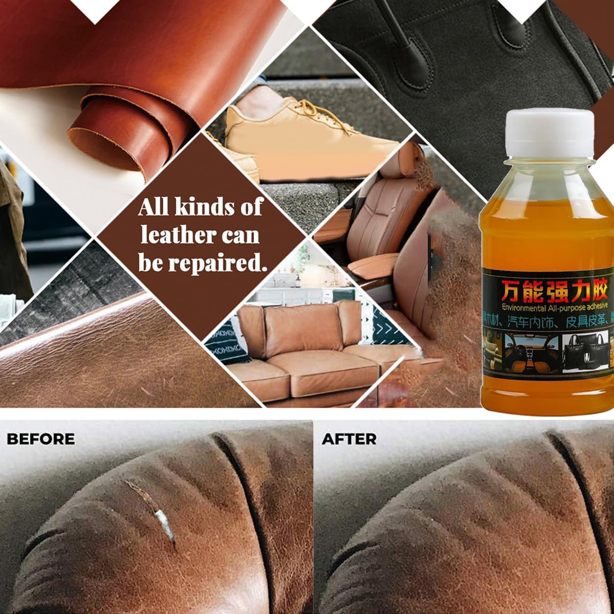All New Car Roof Liner Quick Repair Adhesive Glue, Headliner Adhesive, Headliner Glue, Car Headliner Adhesive, 100Ml Headliner Repair Glue, Headliner Glue Adhesive for Cars (1)