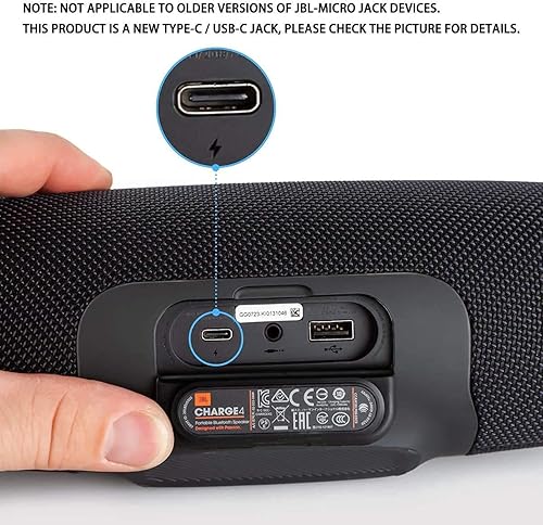 Miniatura 2 de WindSwallow Cable de carga rápida USB para JBL Charge 4 JBL Pulse 4 JBL Flip 5 Altavoces Bluetooth inalámbricos Auriculares Auriculares Tipo C Cable