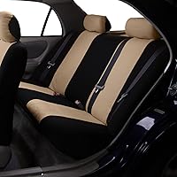 Vista 2 de FH Group Funda para Asiento de Coche para Asiento Trasero de Tela - Ajuste Universal para Coches con Banco Sólido, Protector de Asiento de Coche