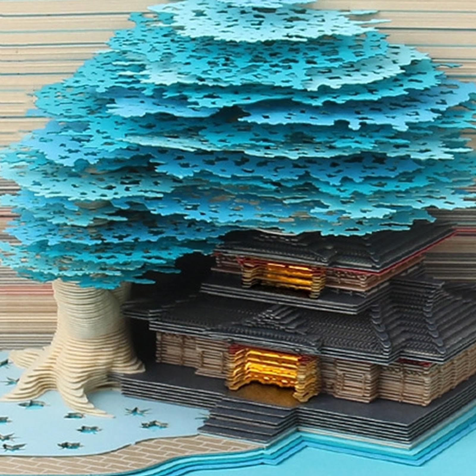 3D Kalender 2027 2027 Schreibtisch-3D-Skulptur-Zeitmessgerät-Notizblock | Abreißbarer Dekorationskalender Für Bücherregal, Homeoffice, Schule, Studentenwohnheim, Wohnung, Schlafzimmer, Wohnzimmer