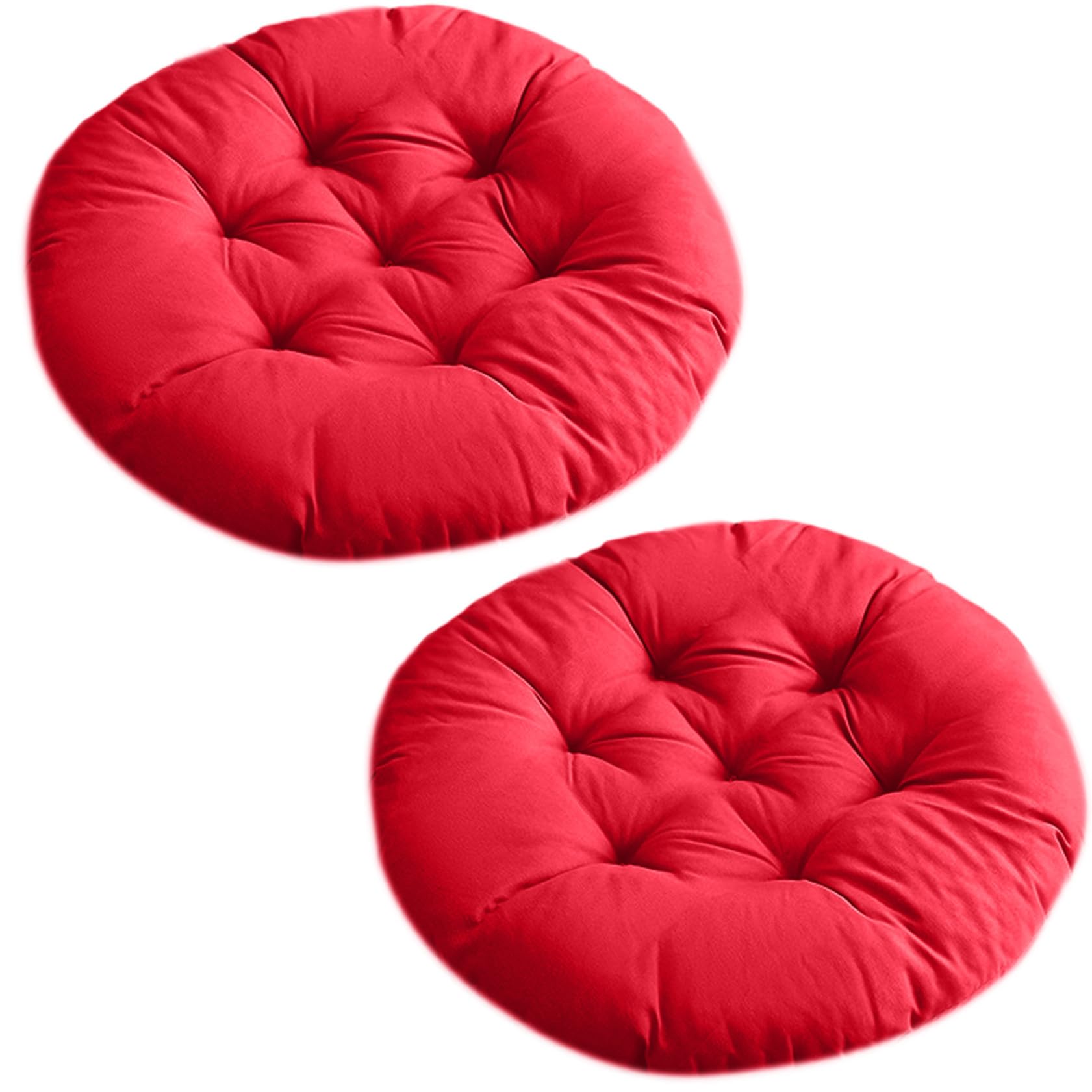 Coussin sol rond épais lot de 2 pour soulager l'assise sur une chaise dure