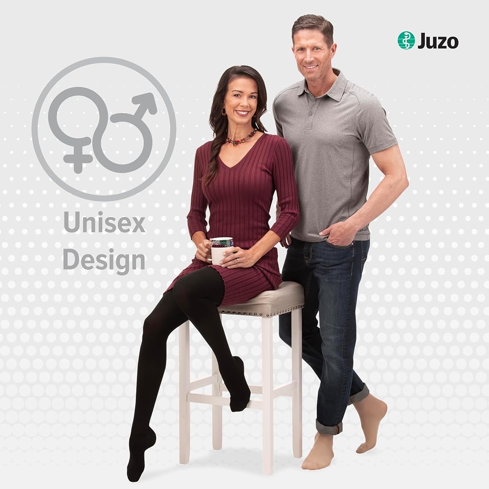 Juzo 20-30 MmHg, Move, Thigh, Silicone, Short, Black - 3611AGSBSH10 IV