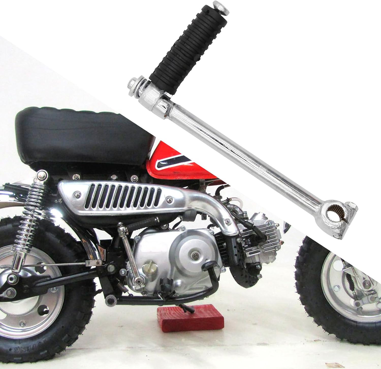 28300-028-000 Metal Kick Start Shafts Starter Lever Kick Start Replacement for Honda Z50 Mini Trail C70 CT70 SL70 XL70 CT90 S90 ST90 CS90 CS SL ST CT 70 90 Kick Starter Lever