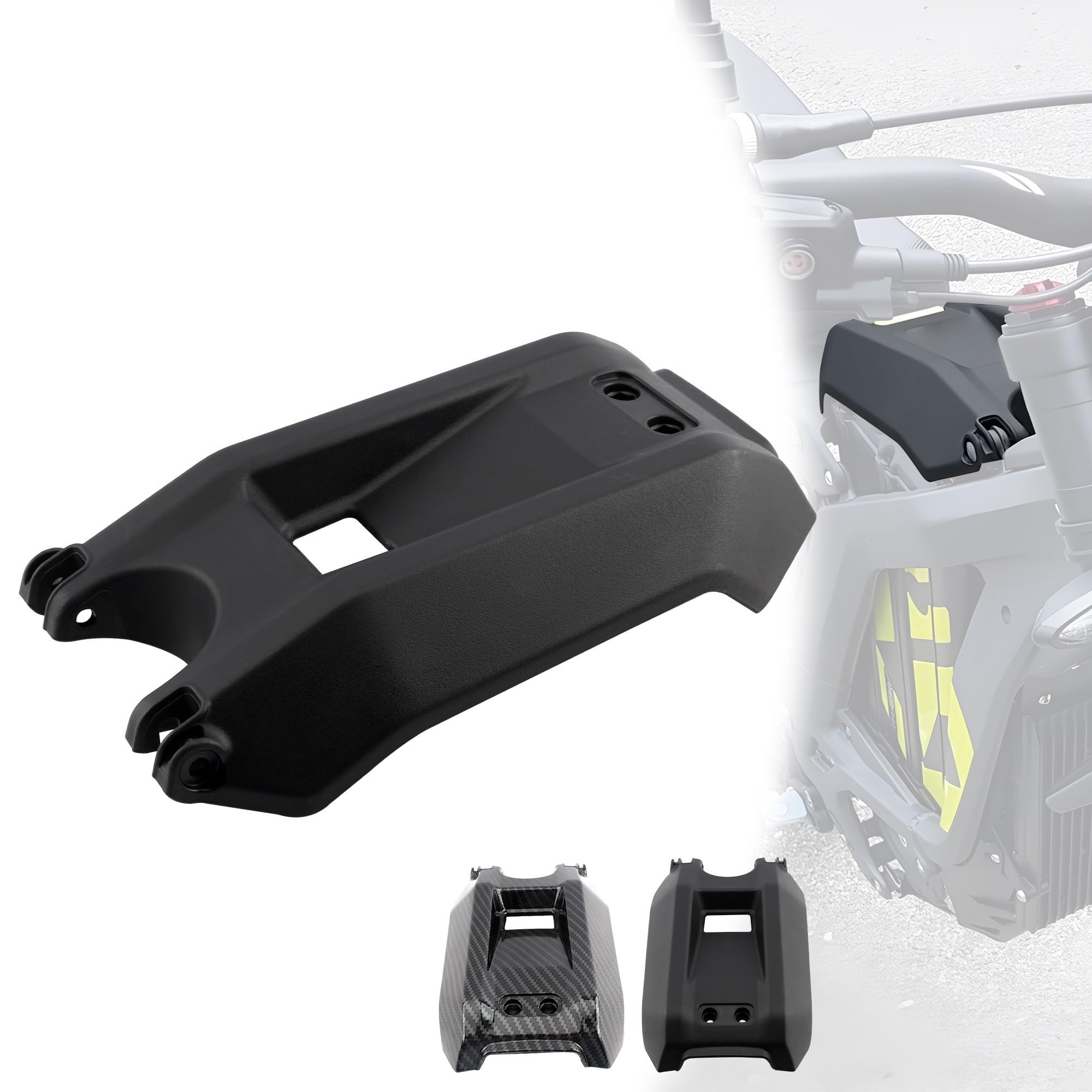 Battery Top Cover Osłona komory baterii ochronna pasuje do Surron Light Bee X Carbon Fiber Parts Dirt Bike Motorcycle Enduro Motorcycle Side Battery Cover(B)