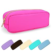 Vista 1 de Estuche pequeño para lápices y maquillaje para bolso, lindo estuche de lápices, bolsa de pinceles de maquillaje de nylon con cremallera, estuche