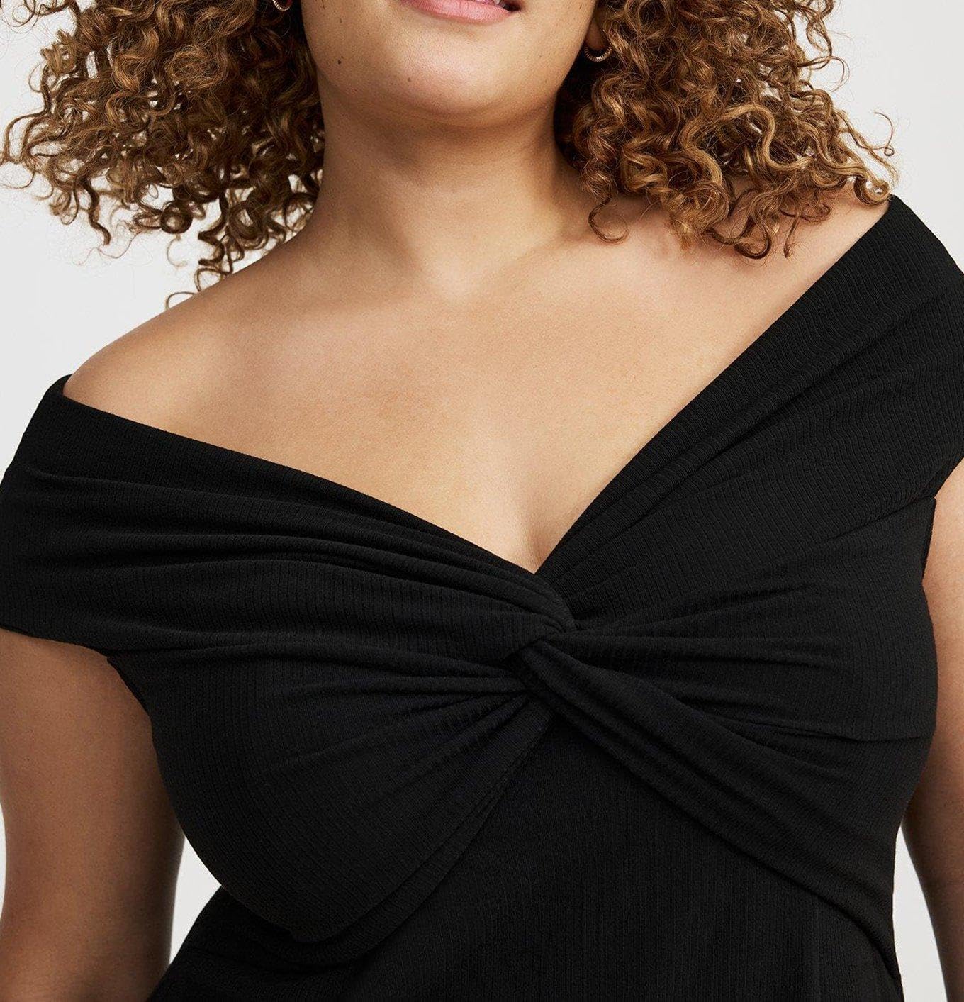 Torrid Women's Plus Size Off-Shoulder Mini Dress