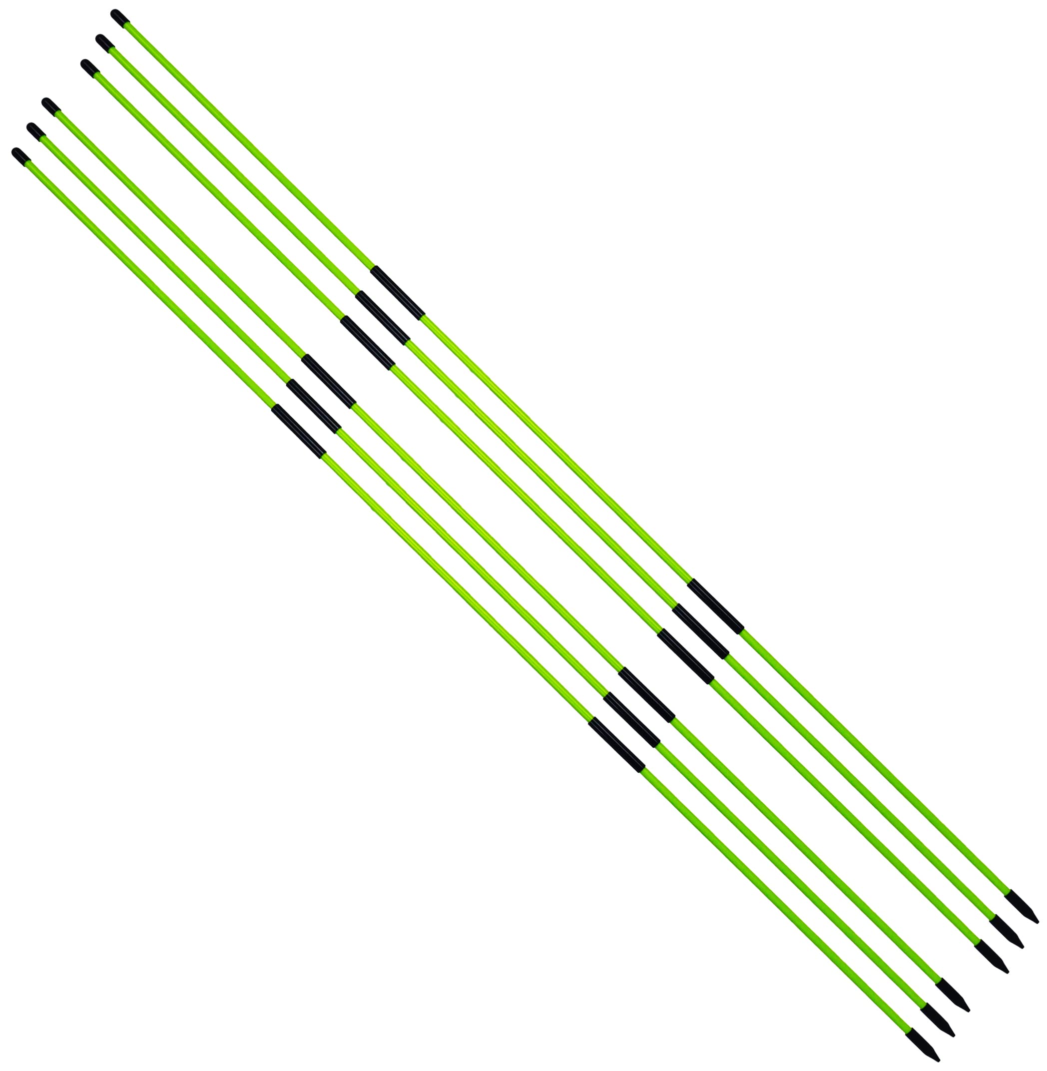 BalanceFrom Foldable Golf Alignment Sticks, 48-inch, Pack of 3 and 6