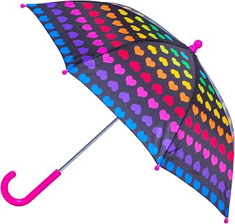 Wildkin Kids Umbrella Rainproof Canopy, Curved Handle, Easy Hanging Design