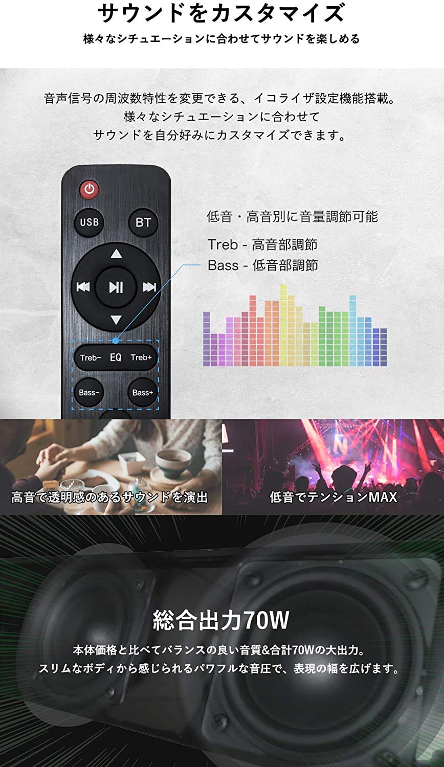 Amazon.co.jp: FunLogy SOUND2（スピーカー/サウンドバー）【2.2