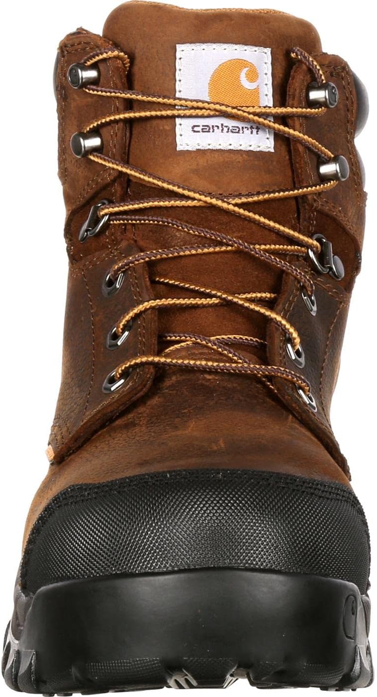 Carhartt Men's Rugged Flex WP 6" Composite Toe Work Boot, Dark Brown Oil Tanned, 10 M US - Image 4