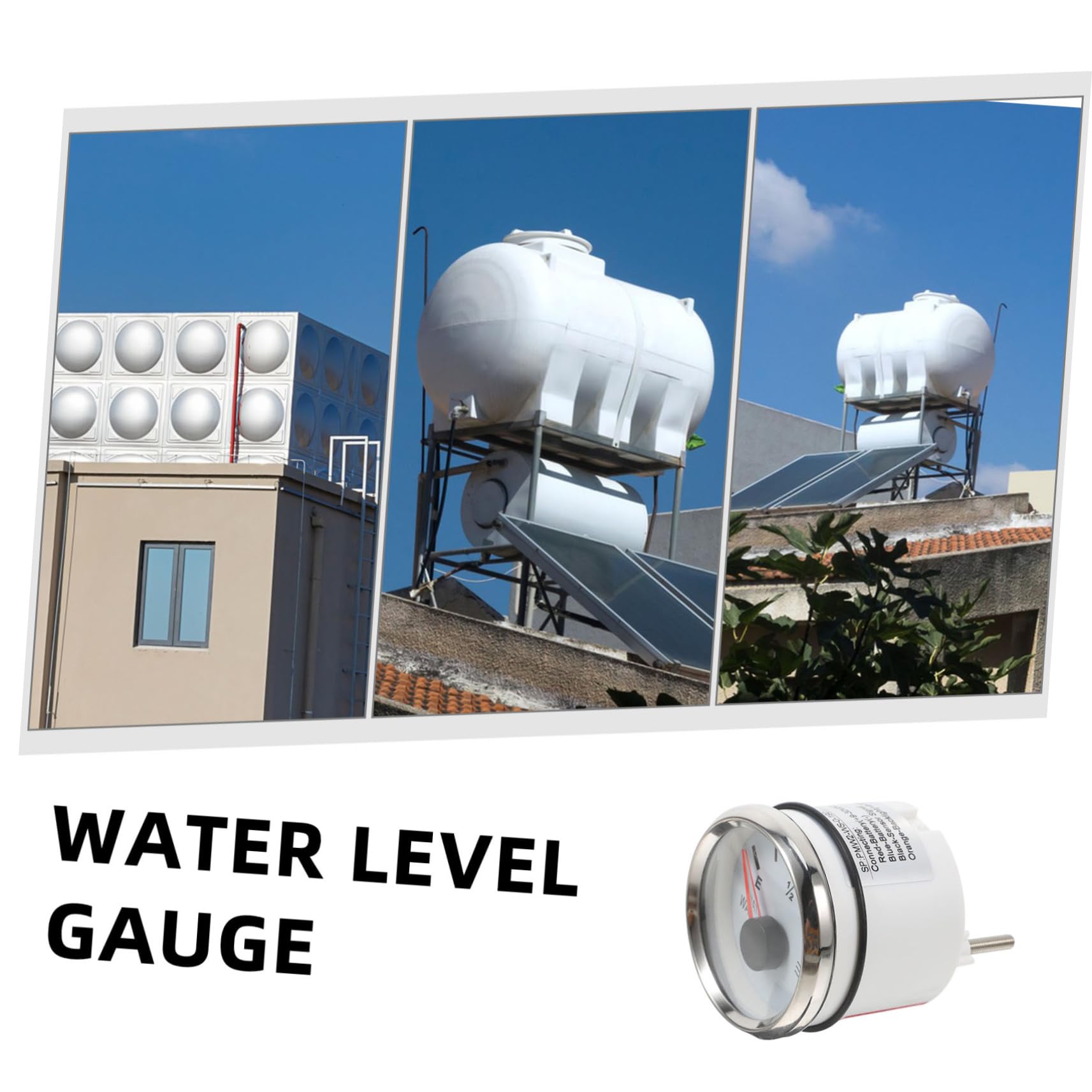 OUNONA Wasserstandsanzeiger aus Edelstahl 52mm für Aquarium und Wassertank Einfache Bedienung Stabil und Praktisch