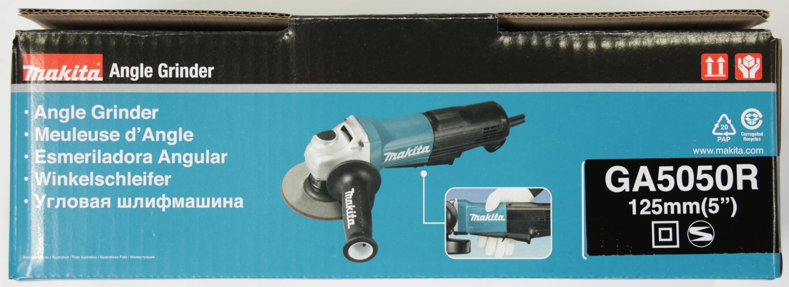 MAKITA GA5050R MINIAMOLADORA 1300W 125MM PALANCA