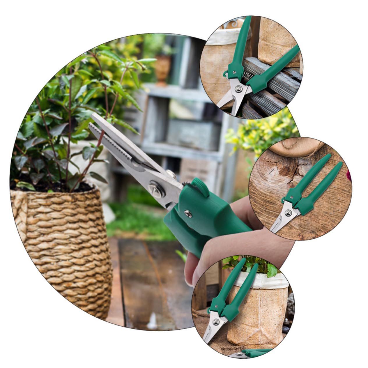 ifundom 3stücke Gartenschneider Professionelle Pflanzenschneider Für Präzises Trimmen Von Und Pflanzen Rostfrei Ergonomischer Griff Für Gartenarbeiten Und