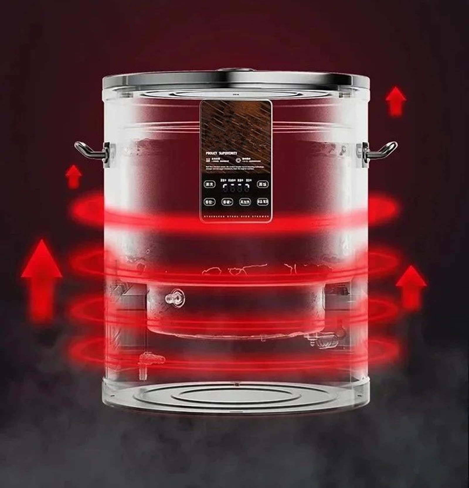 Commercial Rice Cooker & Warmer 45l Large Capacity 220V For Restaurant Automatic Rice Steamer For Fast Food Shop