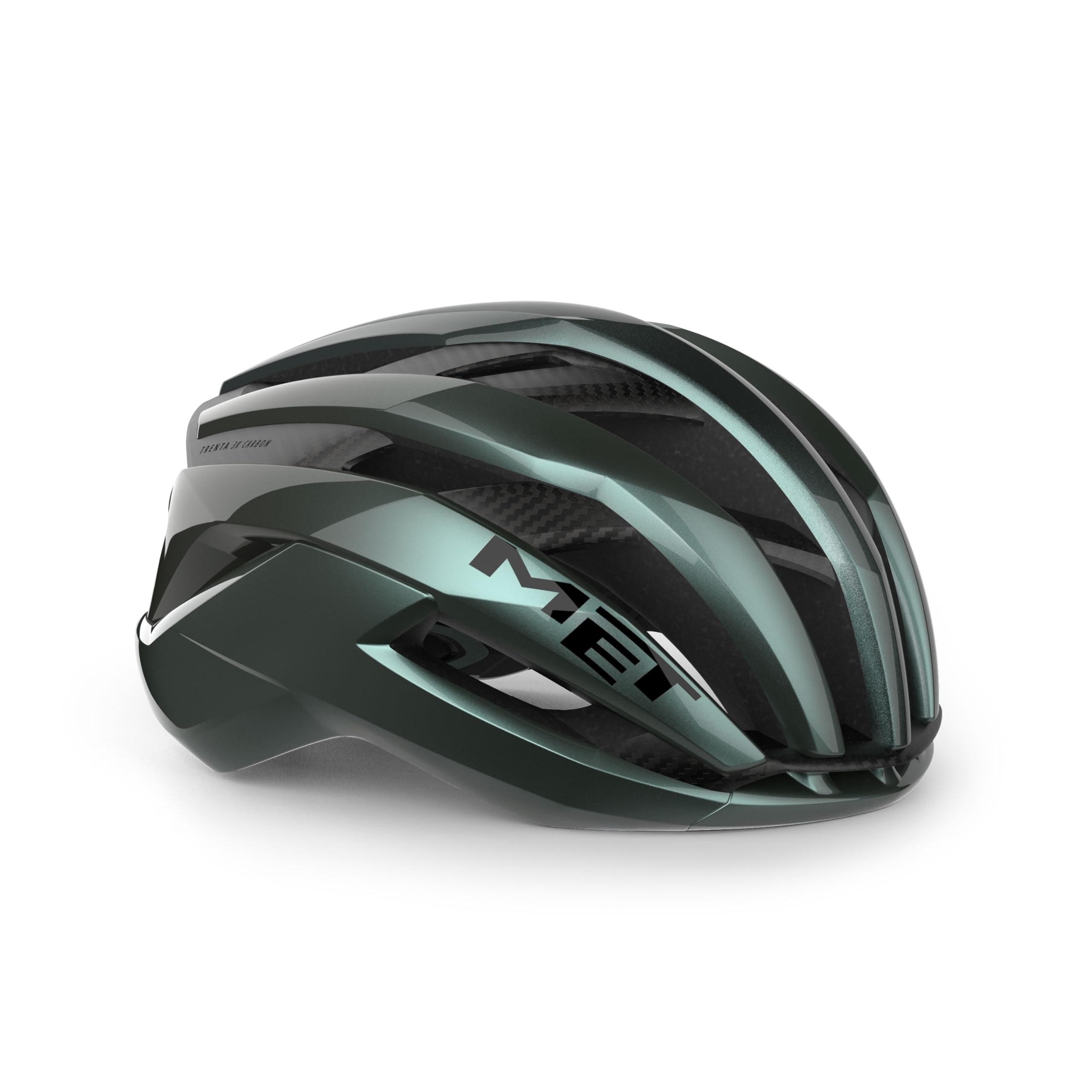 MET Trenta 3K Carbon Airframe MIPS Helmet - Teal, L (58-61cm)