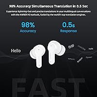 Vista 2 de M3 Auriculares Traductores de Idiomas Dispositivo Traductor de Idiomas Diseño Deslizante Soporte 144 Idiomas y Acentos Dispositivo Traductor