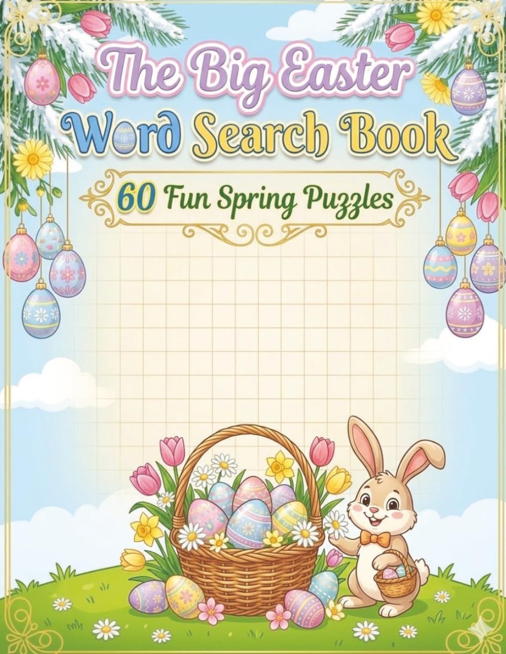 The Big Easter Word Search Book: 60 Fun Spring Puzzles