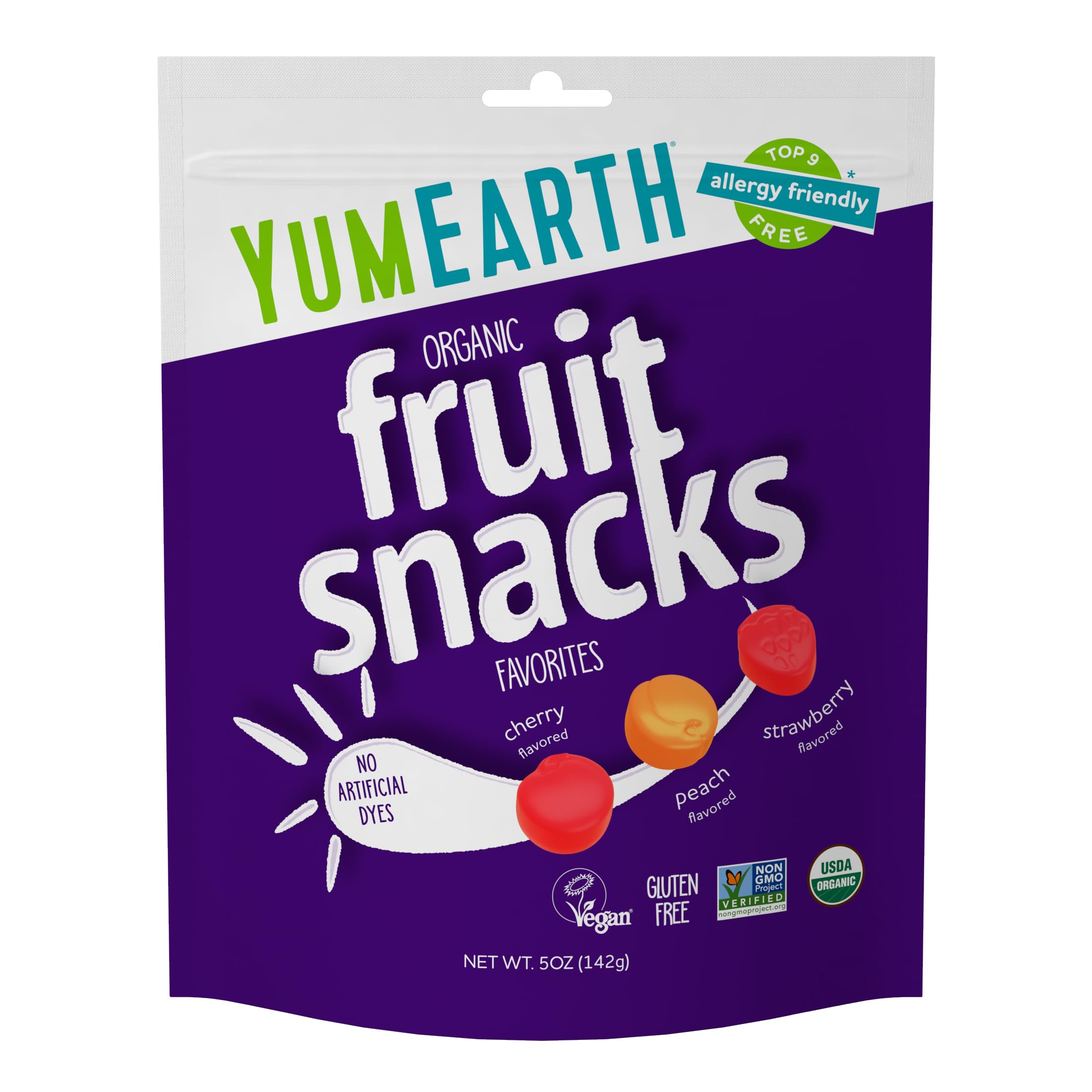 Amazon.com : YumEarth Organic Fruit Snacks, Assorted, 5 Oz