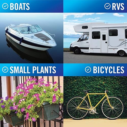 Miniatura 3 de Manguera de barco en espiral de 15 pies, manguera de agua de bobina expandible, conectores de grado marino de 34 pulgadas, perfecta para lavado de