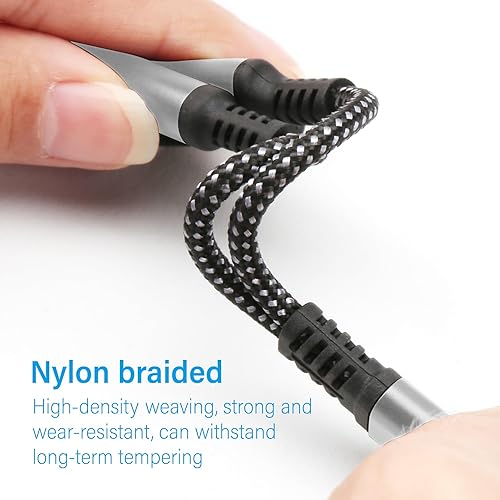 Miniatura 2 de Adaptador USB C a auriculares y cargador de 0.138 in, puerto de carga USB C PD 3.0 2 en 1 a conector de audio auxiliar y cable de carga rápida