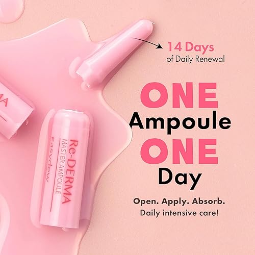 Miniatura 6 de EASYDEW DW-EGF Peptide Re-DERMA Master Ampolla – Suero facial coreano antienvejecimiento para el cuidado de la piel – Reafirmante, restaura la