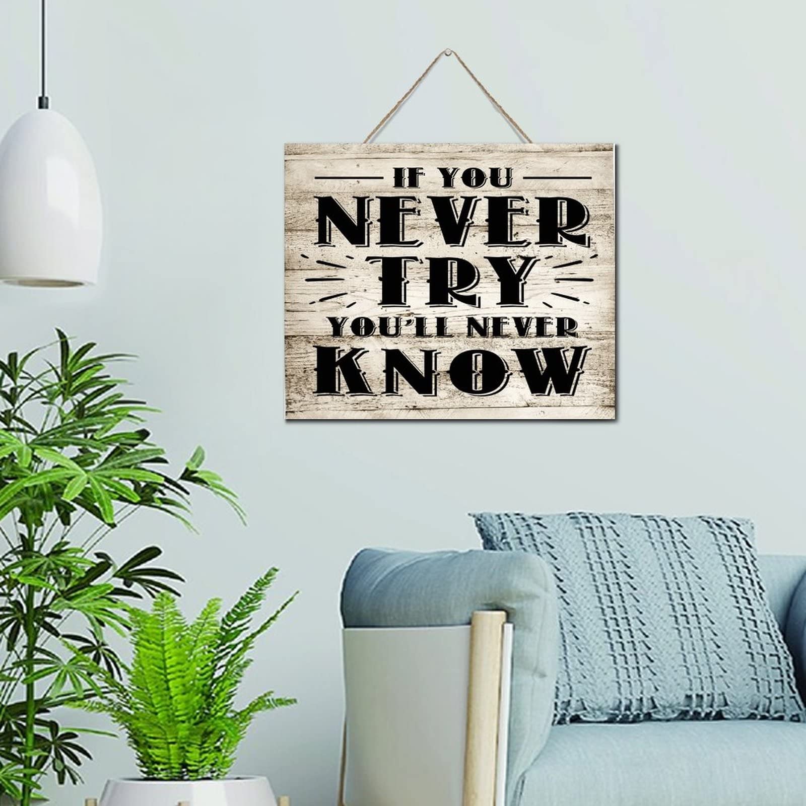 Plaque murale rustique en bois pour habiller un mur vide de chambre ou porche