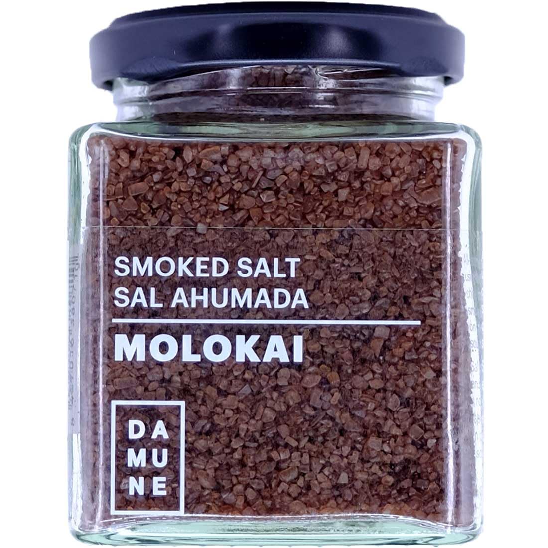 DAMUNE Gourmetsalz Molokai-Hawaii: Schwarzes Salz Black Lava Hawaii-Molokai (200g), Rotes Salz Alaea Red Gold Hawaii-Molokai (200g), Salz Jade Bamboo Hawaii-Molokai (200g), Rauchsalz Hawaii (200g)