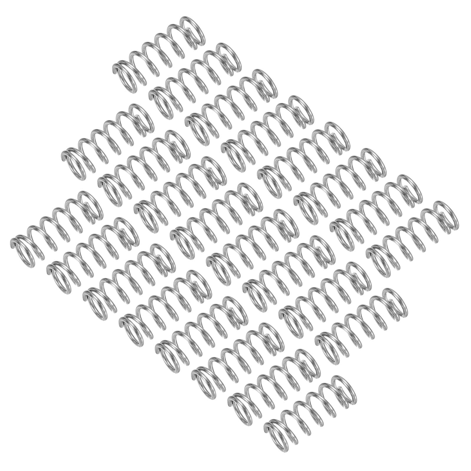 uxcell 25Pcs Compression Spring, 304 Stainless Steel 8mm OD 0.8mm Wire 15mm Length Mechanical Spring for Shop Home Repair Project, Silver Tone — Amazon image 15