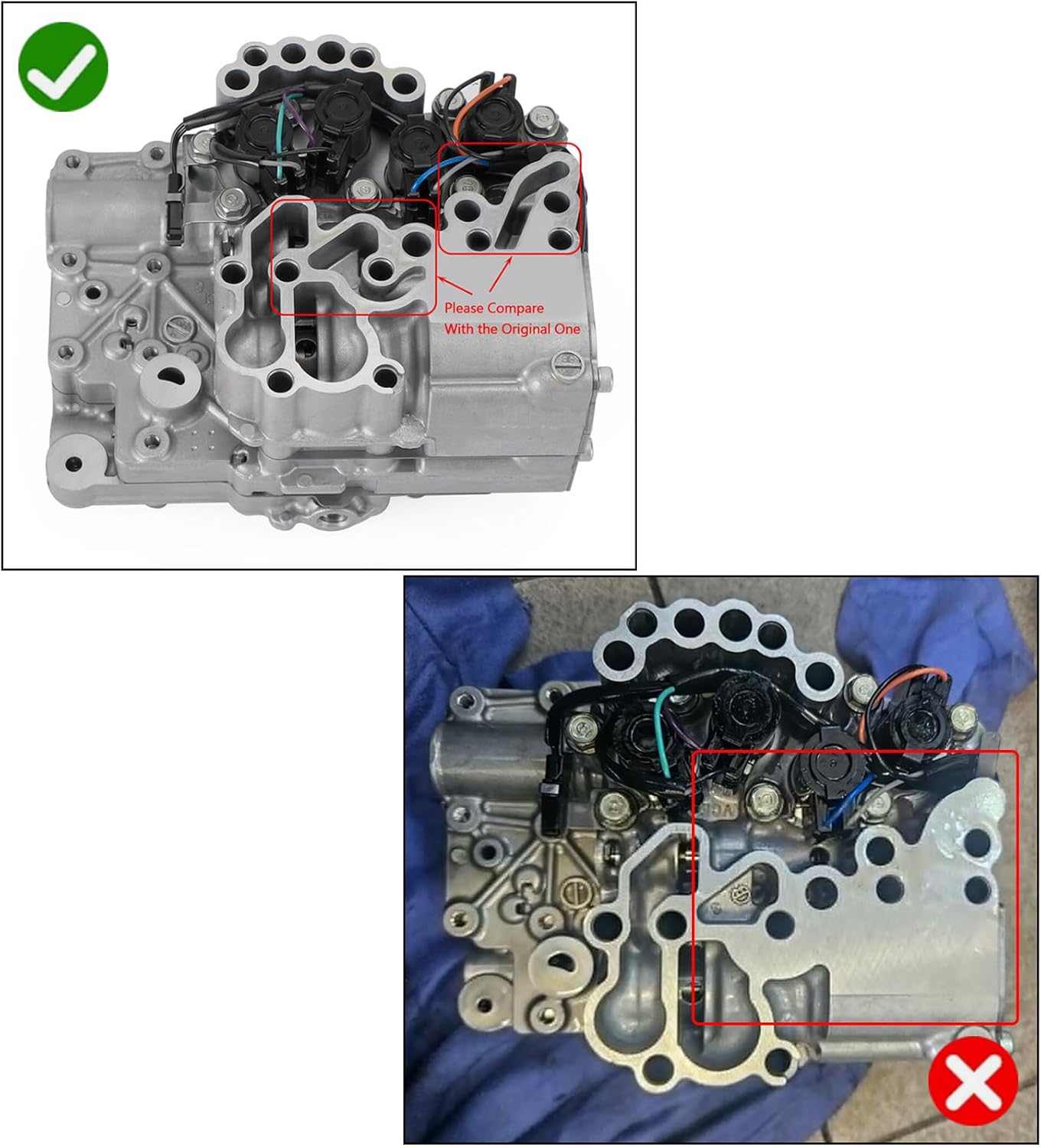 Bruce & Shark TR580 CVT Transmission Complete Valve Body Compatible with Subaru FORESTER 1.6L 2.5L 2011-2016,for IMPREZA 1.6L 2010-2006,for OUTBACK 2.5L 2009-2006,Re#31825AA050, 31825AA052, 31825AA051