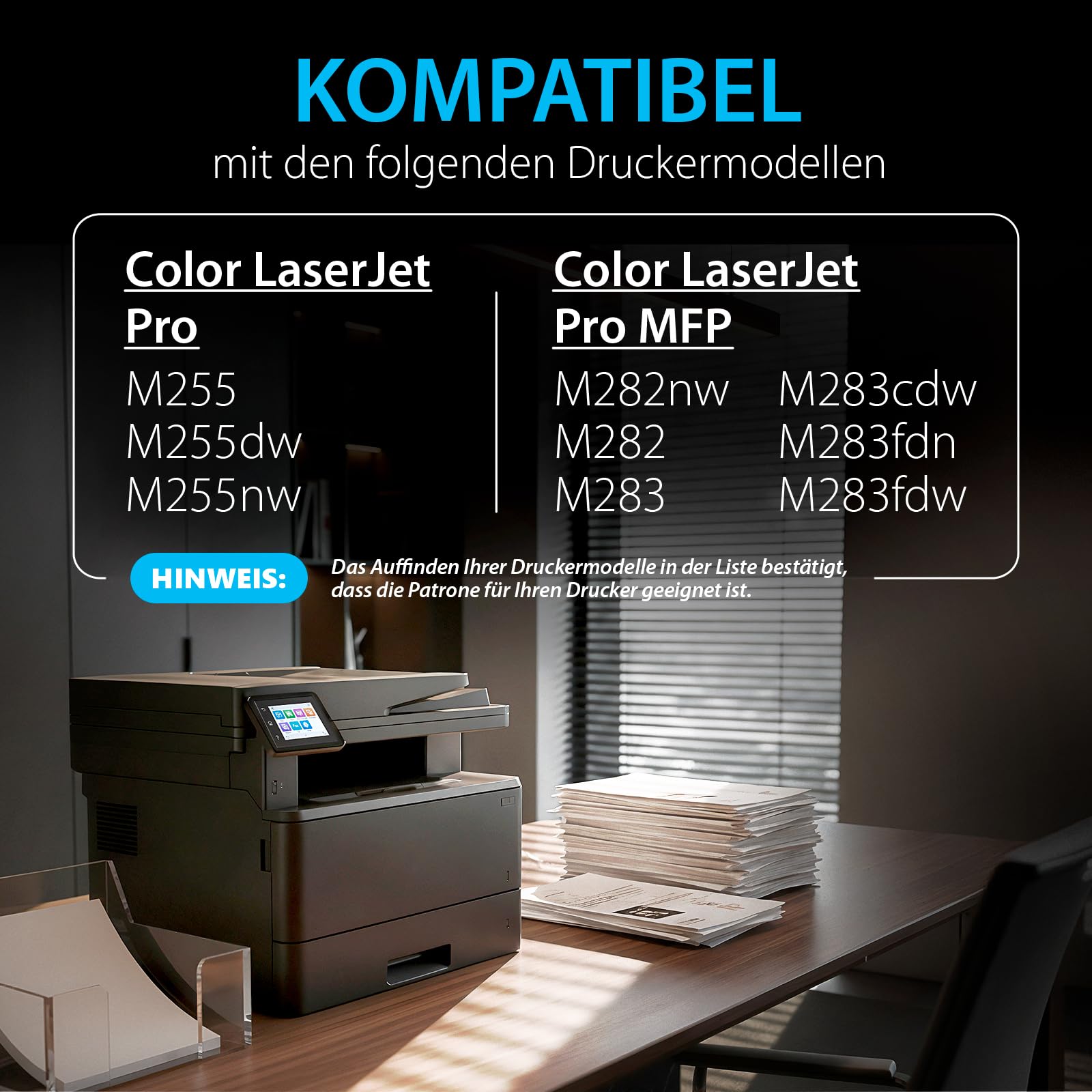 Smart Ink Kompatibel 207A Toner Mit Chip für HP 207A HP 207X (Schwarz Cyan Magenta Gelb) als Ersatz für Color LaserJet Pro MFP M283fdw M282nw M283cdw M283fdn Color LaserJet Pro M255dw M255nw