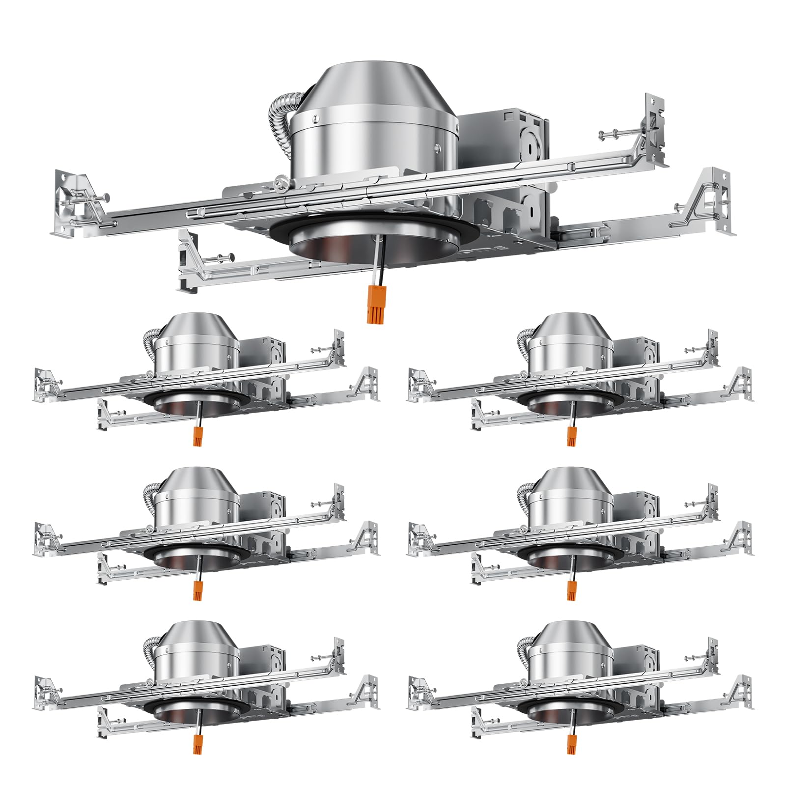 Carcasa de iluminación empotrada de 4 pulgadas ideal para reformar techos de cocinas modernas 8