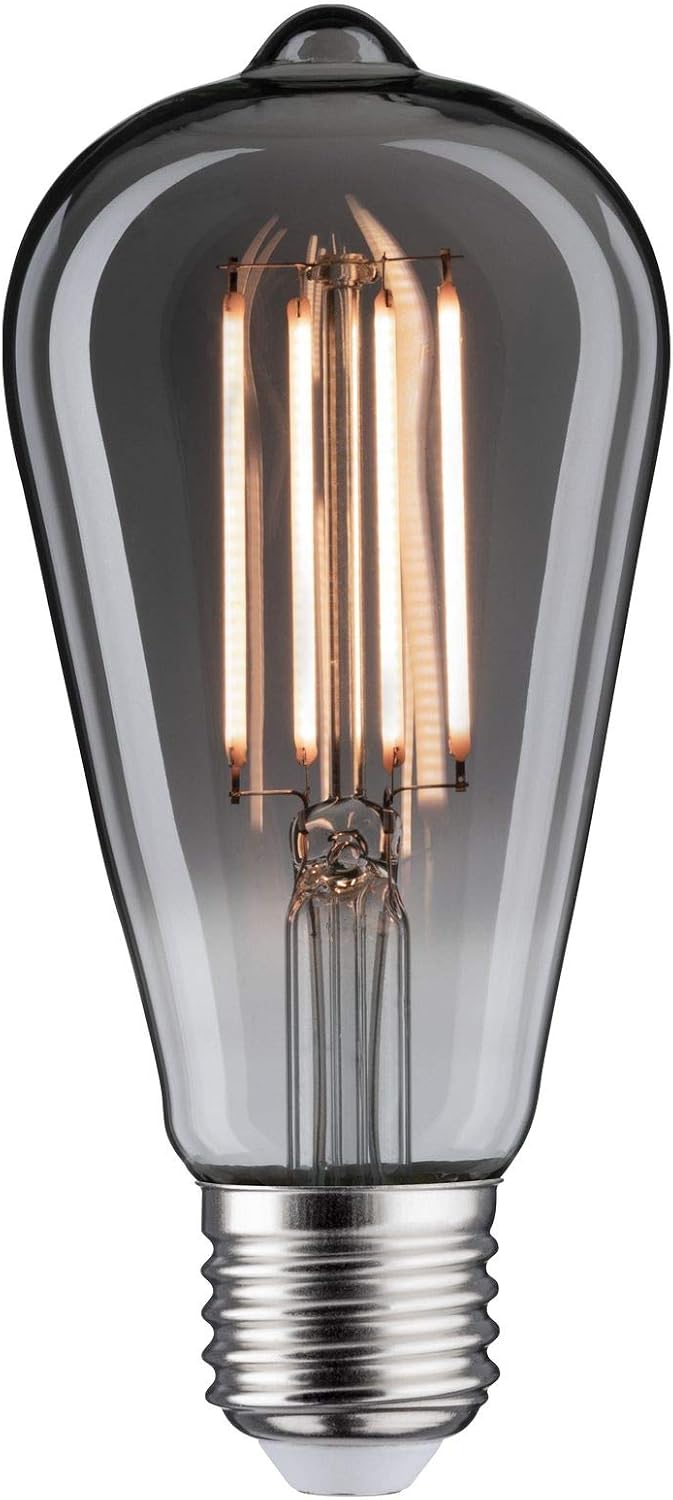 LED lamp., Glass, Smoky Glass, E27 7.5watts 230volts