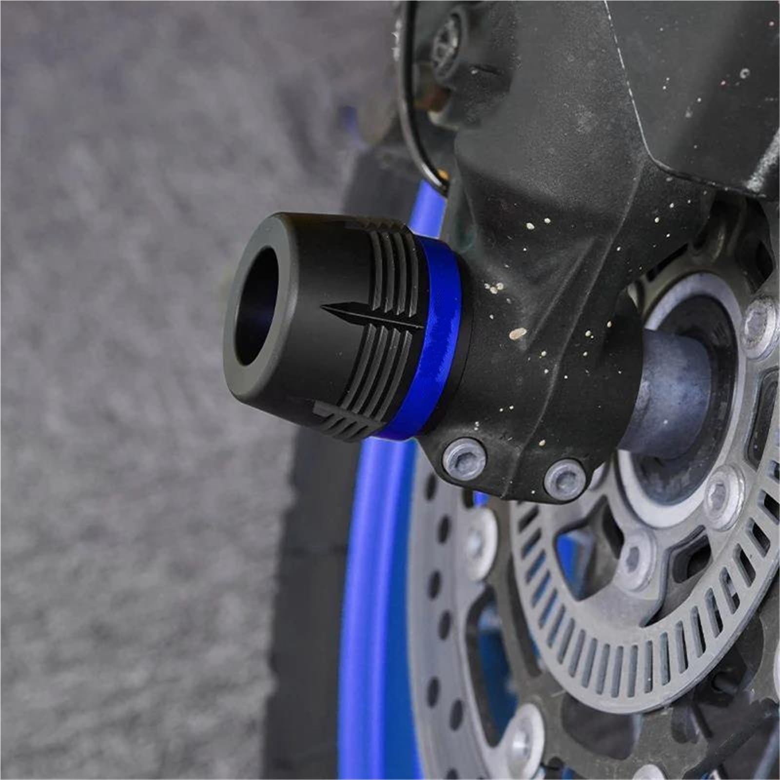 Motorrad Sturzschutz Für Yamaha YZFR1 YZFR3 YZFR6 YZFR7 YZFR9 Motorrad Vorne Hinten Rad Gabel Slider Achse Crash-schutz(Front Rear-Red)