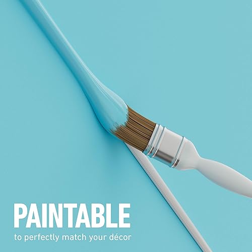 Miniatura 9 de D-Line Ocultador de cable de TV, cubierta semicircular, montaje en pared, bisagras de una pieza, para pintar, adhesivo, decorativo, 2 de 0.78 de