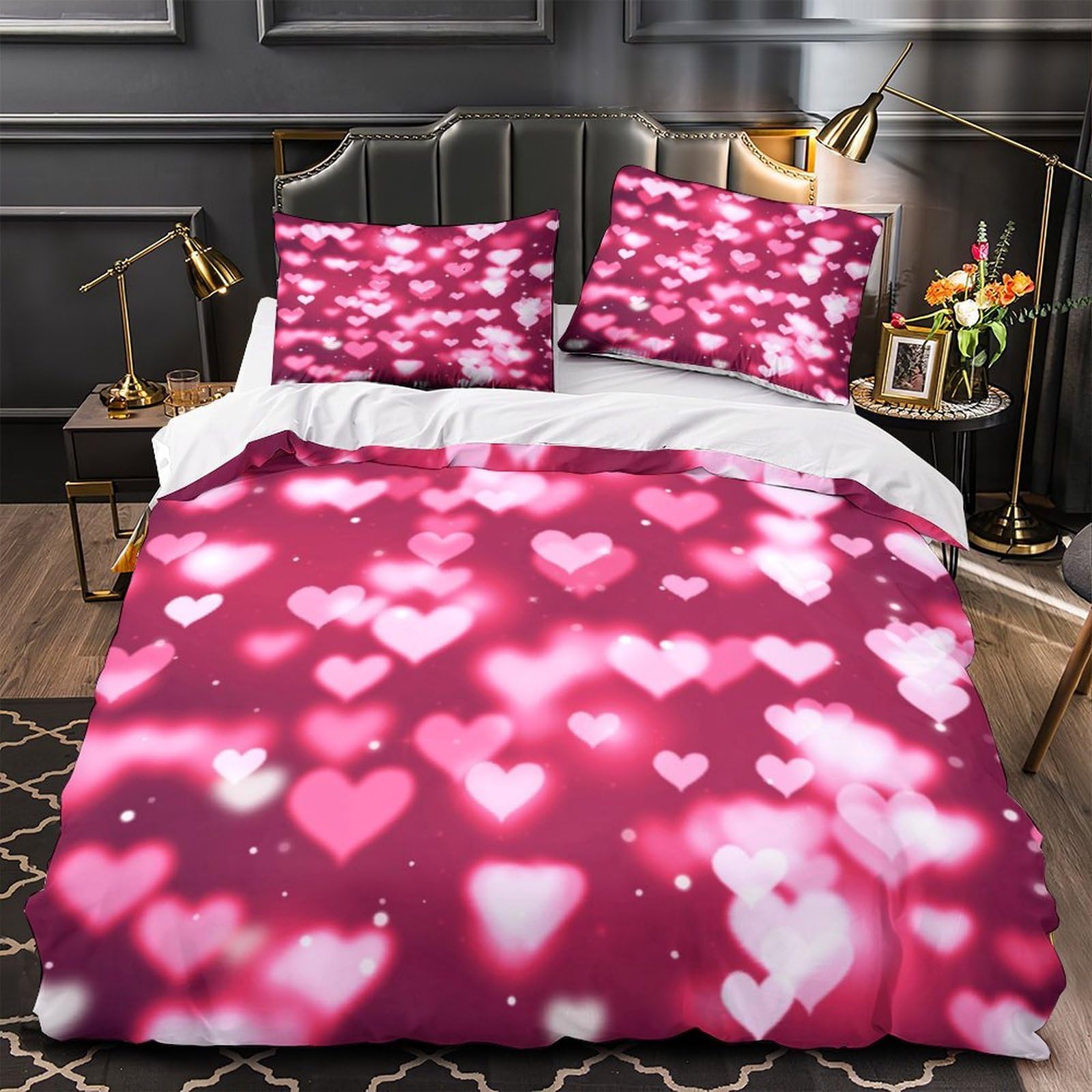 Housse de couette 200x200 hypoallergénique avec fermeture éclair