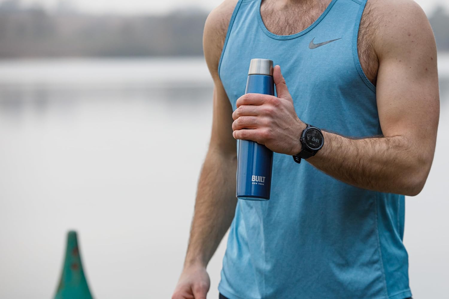 Built Perfect Seal Leakproof Insulated Water Bottle, Stainless Steel, 540 ml