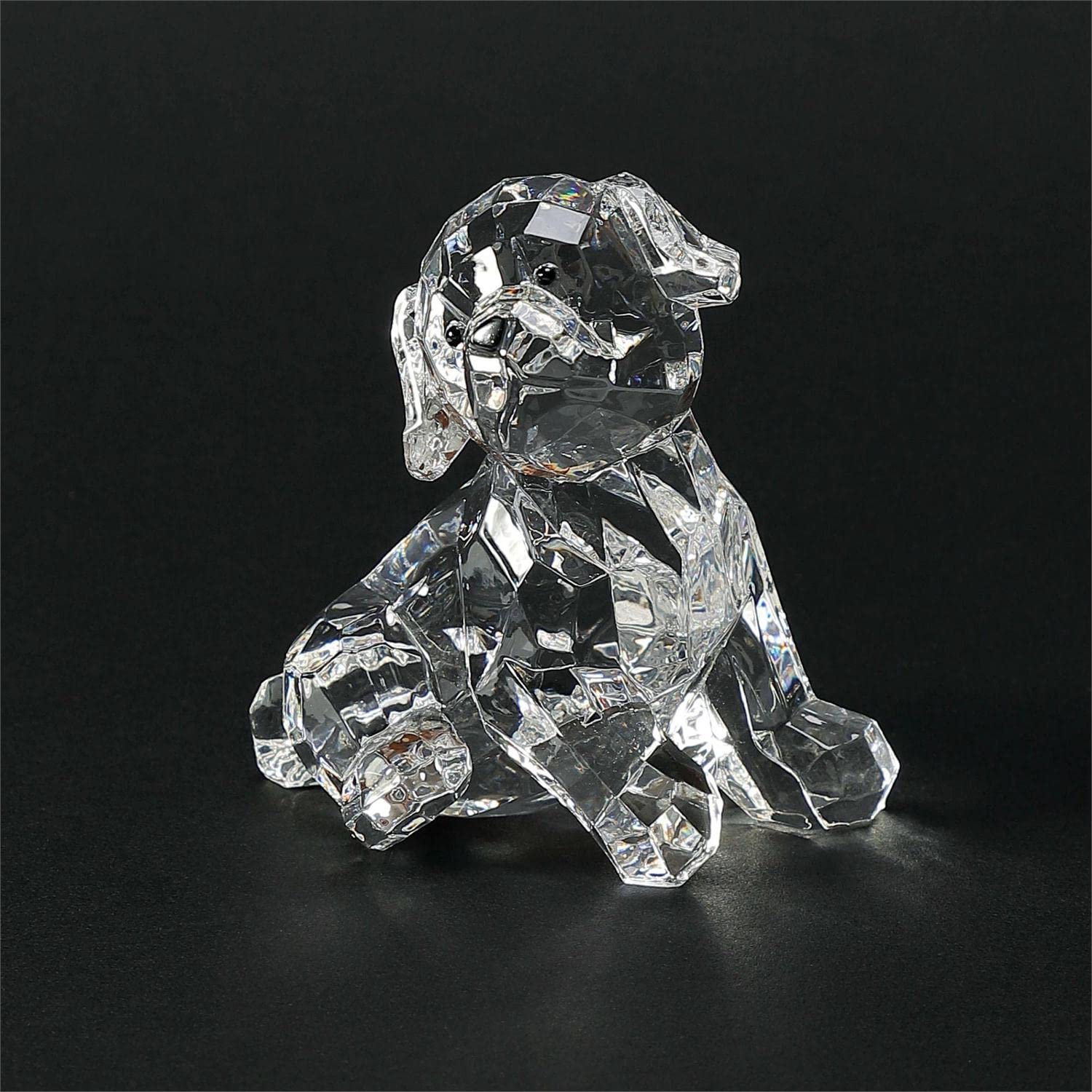 Enesco Facets Puppies, sortiert, 1 Stück, Acryl, 9,5 cm