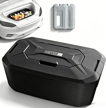 Car Front Trunk Camping Cooler, 48QT Insulated Portable Ice Chest Box Compatible with Model Y Frunk, Keeps Ice up to 84 Hours for Outdoor, Camping, Fishing, Picnic