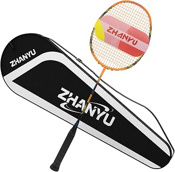 Badminton Racket,Badminton Rackets,Both Offensive and Defensive,Lightweight 75g All Carbon Fiber One-Piece Molded Professional Durable Single Racket,Including 1 Ball Bag