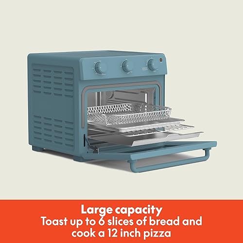 Miniatura 2 de bella Horno tostador Air Fry, 7 opciones de cocción preestablecidas, bandejas revestidas EverGood aptas para lavavajillas, apagado automático de 60