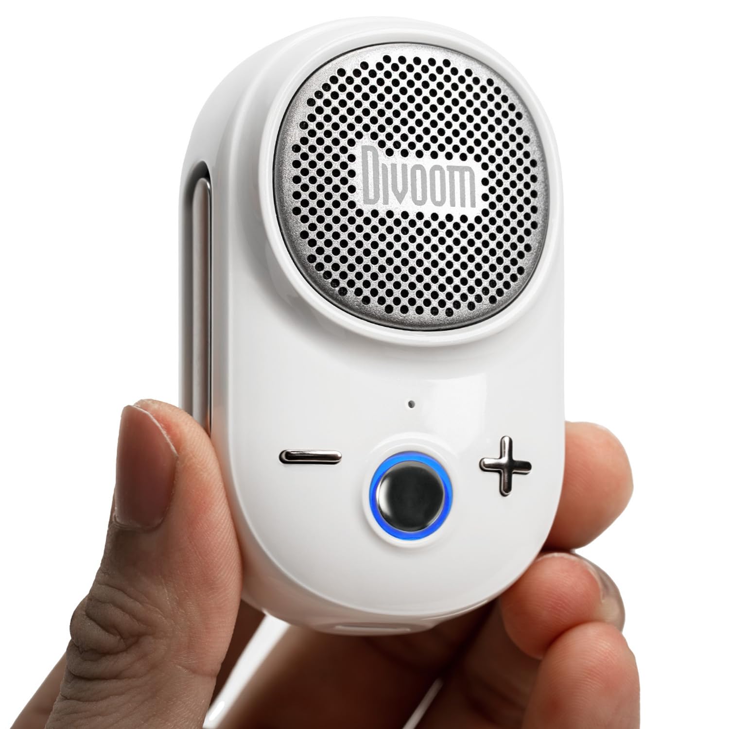 Divoom Itour-S Wearable Bluetooth Speaker, IP67 Waterproof Dustproof, Portable Small Clip-On Bluetooth Speaker, 10H Playtime, for Kitchen, Work,