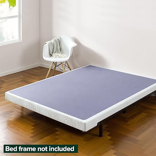 Miniatura 2 de Base estándar para colchón, metal, soportes de madera, fácil montaje de Zinus Walter